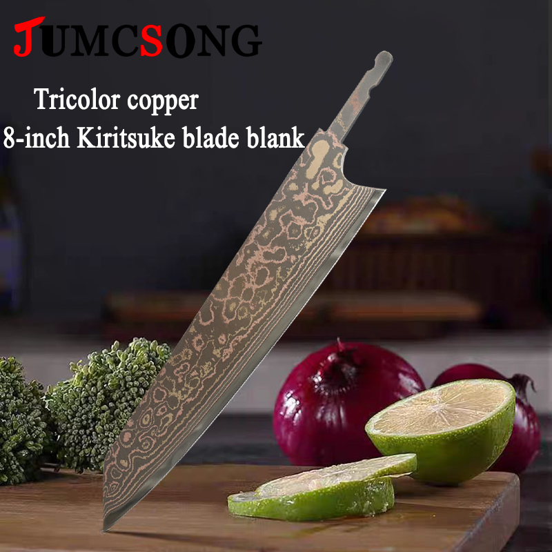 Kitchen Gadgets Wholesale - شفرة كيريتسوكي نحاسية ثلاثية الألوان من