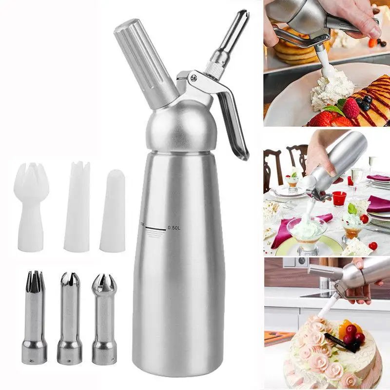 Kitchen Gadgets Under 500 - مسدس سيفون كريمي من الألومنيوم الخالص
