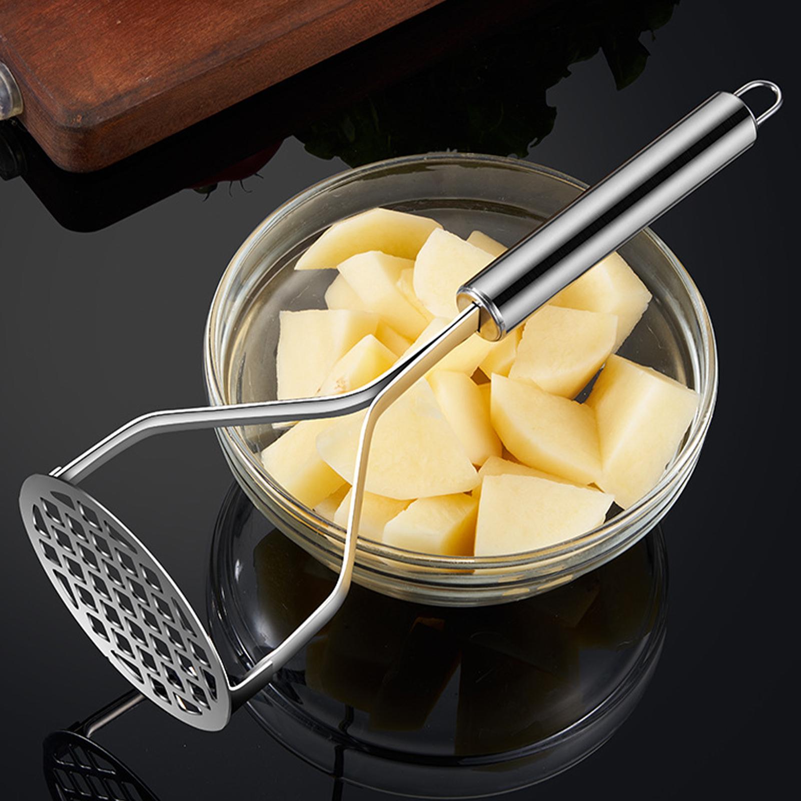 Kitchen Gadgets For Men - مكبس بطاطس يدوي من الفولاذ المقاوم