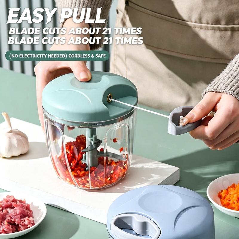Kitchen Gadgets Under 500 - مفرمة لحم يدوية دوارة سعة 500-900