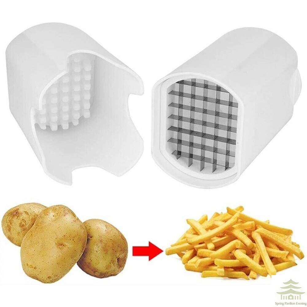 Kitchen Gadgets Vegetable Chopper - قطعة واحدة قطاعة بطاطس مقلية ومبشرة