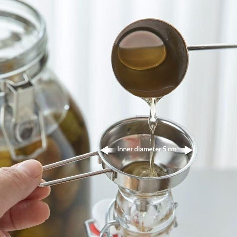 Kitchen Gadgets For Small Kitchens - قمع معدني صغير من الفولاذ المقاوم