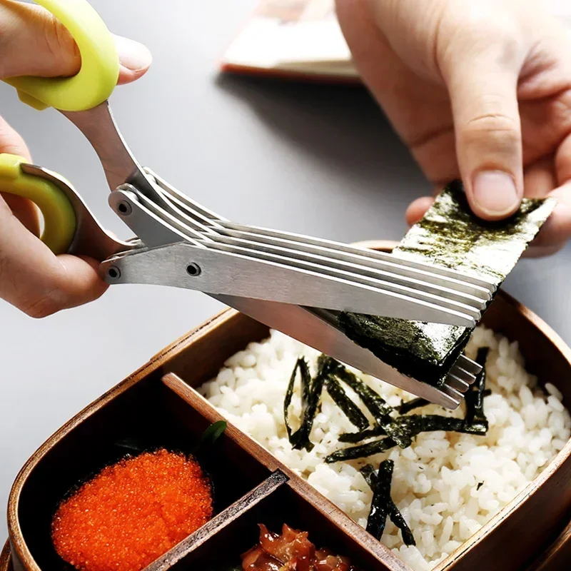 Herb Scissors 5 Blade - 5 شفرة مقص المطبخ البصل الأخضر