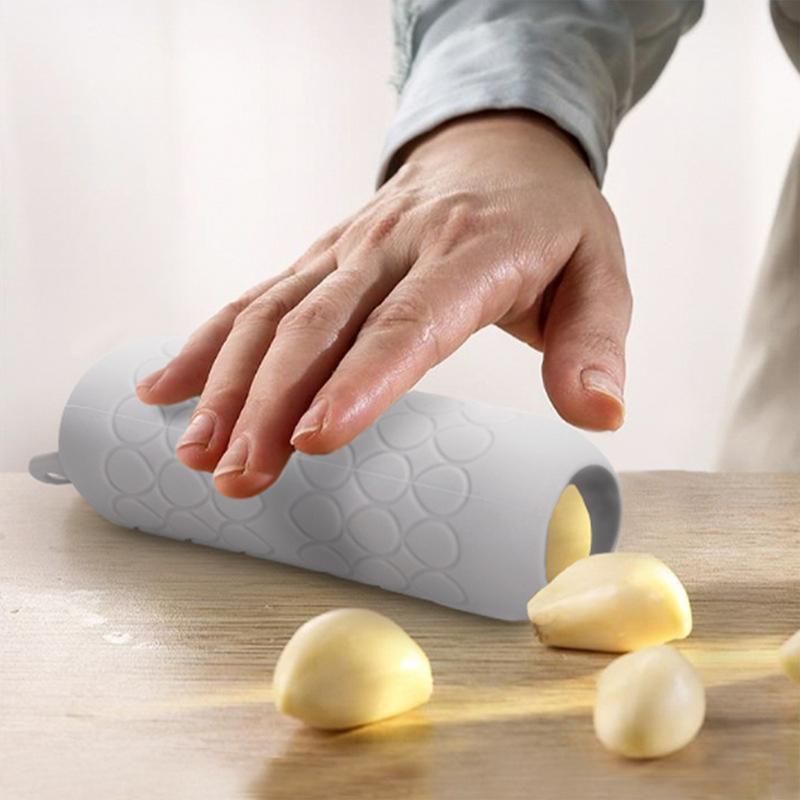 أنبوب مقشرة الثوم سيليكون سريع - مراجعة Kitchen Gadgets For Small Kitchens وسعره