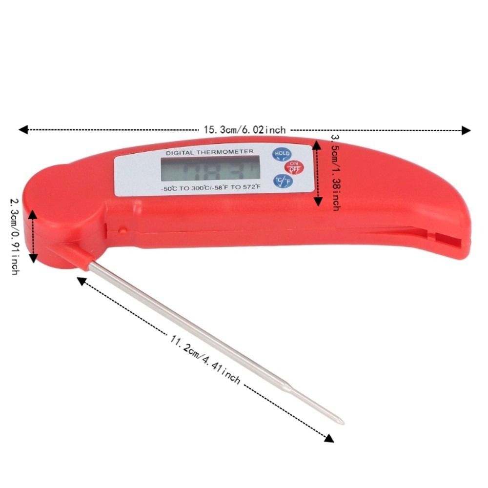 ميزان حرارة رقمي للطعام من الف - مراجعة Instant Read Thermometer وسعره