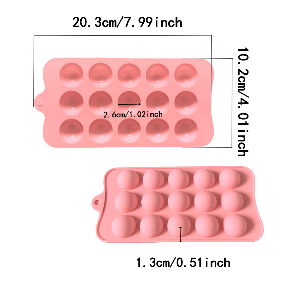 قالب سيليكون شبه دائري بـ 15 ت - مراجعة Silicone Mold Baking وسعره