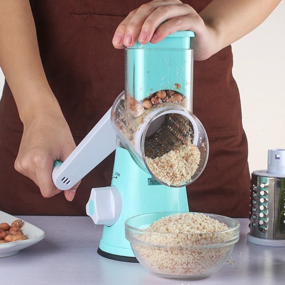 قطاعة طعام دوارة ، مبشرة جبن ، - مراجعة Kitchen Gadgets Vegetable Chopper وسعره