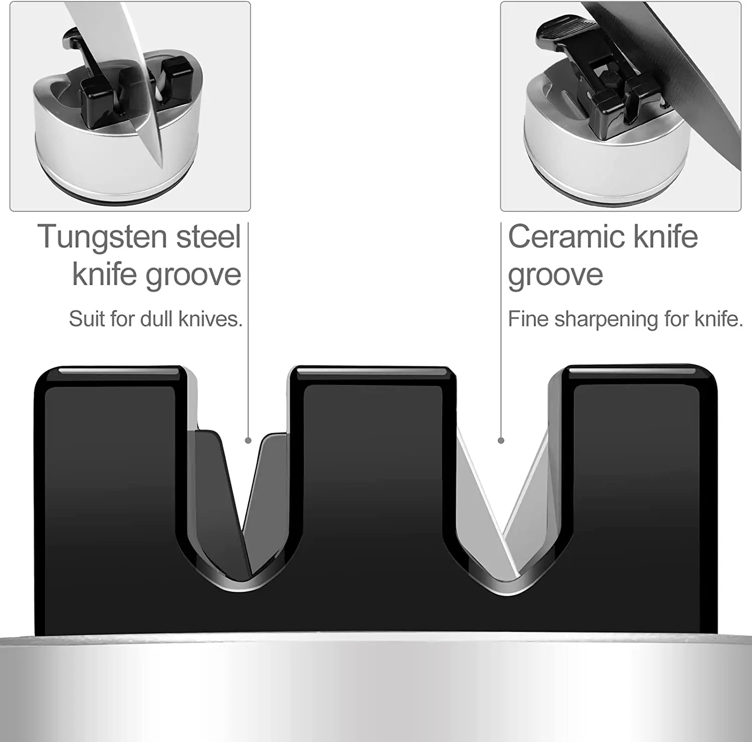 مبراة سكاكين جديدة بدون استخدا - مراجعة Kitchen Gadgets 2025 وسعره