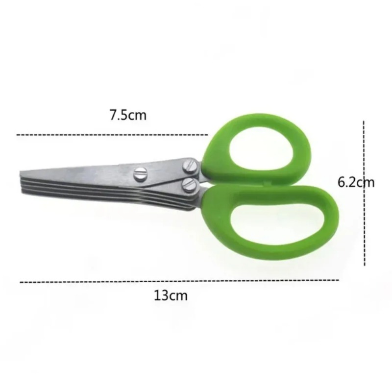 مقص أعشاب موفر للوقت بخمس شفرا - مراجعة Herb Scissors 5 Blade وسعره