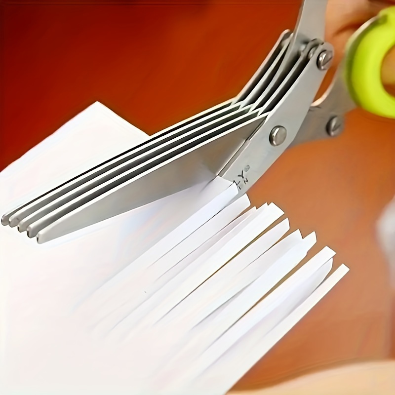 مقص تقطيع بخمس شفرات، مقص متعد - مراجعة Herb Scissors 5 Blade وسعره