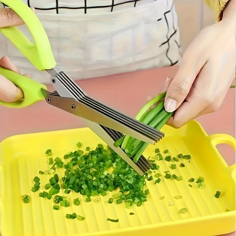 مقص تقطيع بخمس شفرات، مقص متعد - مراجعة Herb Scissors 5 Blade وسعره
