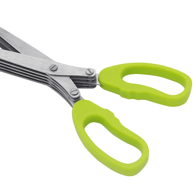 5 شفرة عشب مقص متعدد الوظائف م - مراجعة Herb Scissors 5 Blade وسعره