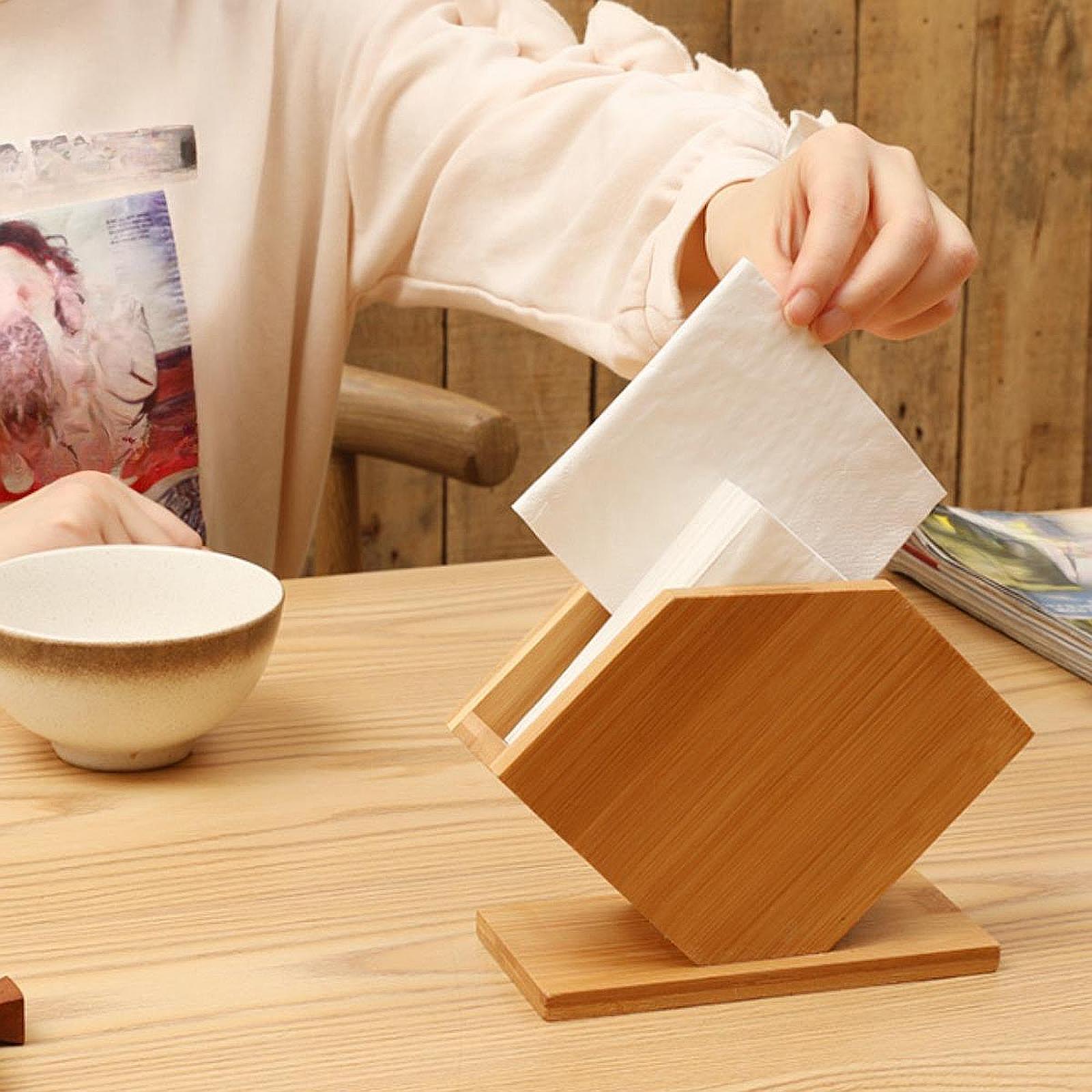 الخيزران الأنسجة صندوق مكعب ال - مراجعة Kitchen Gadgets Holder وسعره