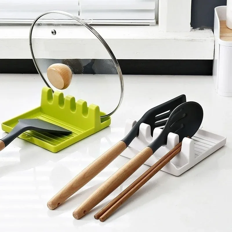 حامل غطاء المقلاة يدعم الملاعق - مراجعة Kitchen Gadgets Holder وسعره