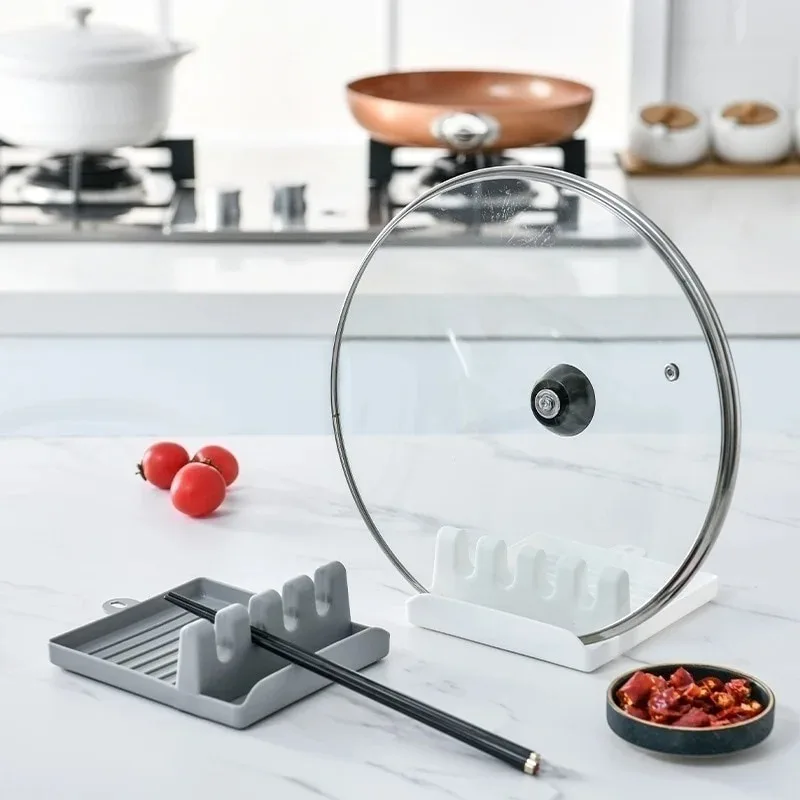 حامل غطاء المقلاة يدعم الملاعق - مراجعة Kitchen Gadgets Holder وسعره