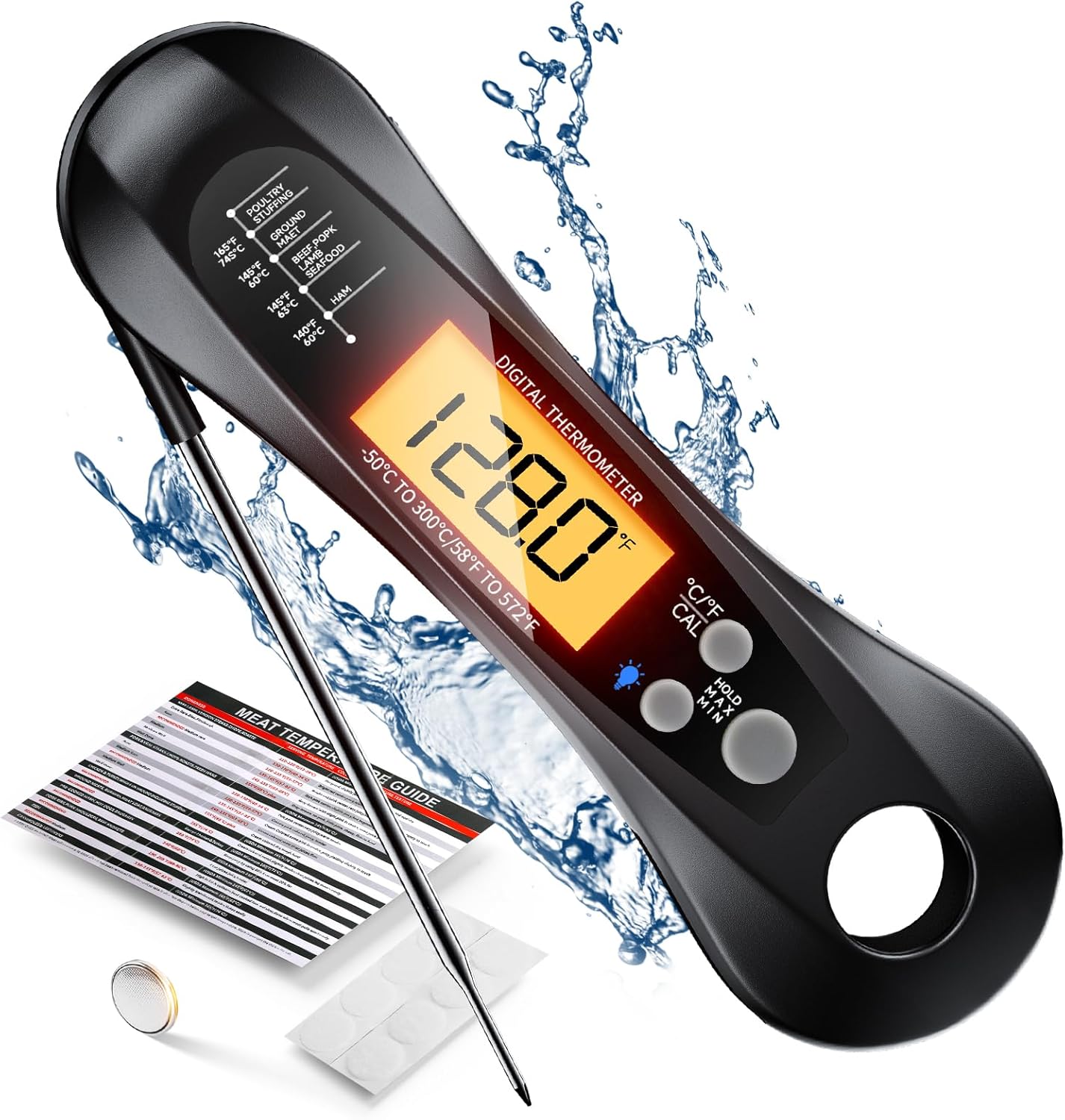 ميزان حرارة اللحوم الرقمي للقر - مراجعة Instant Read Thermometer وسعره