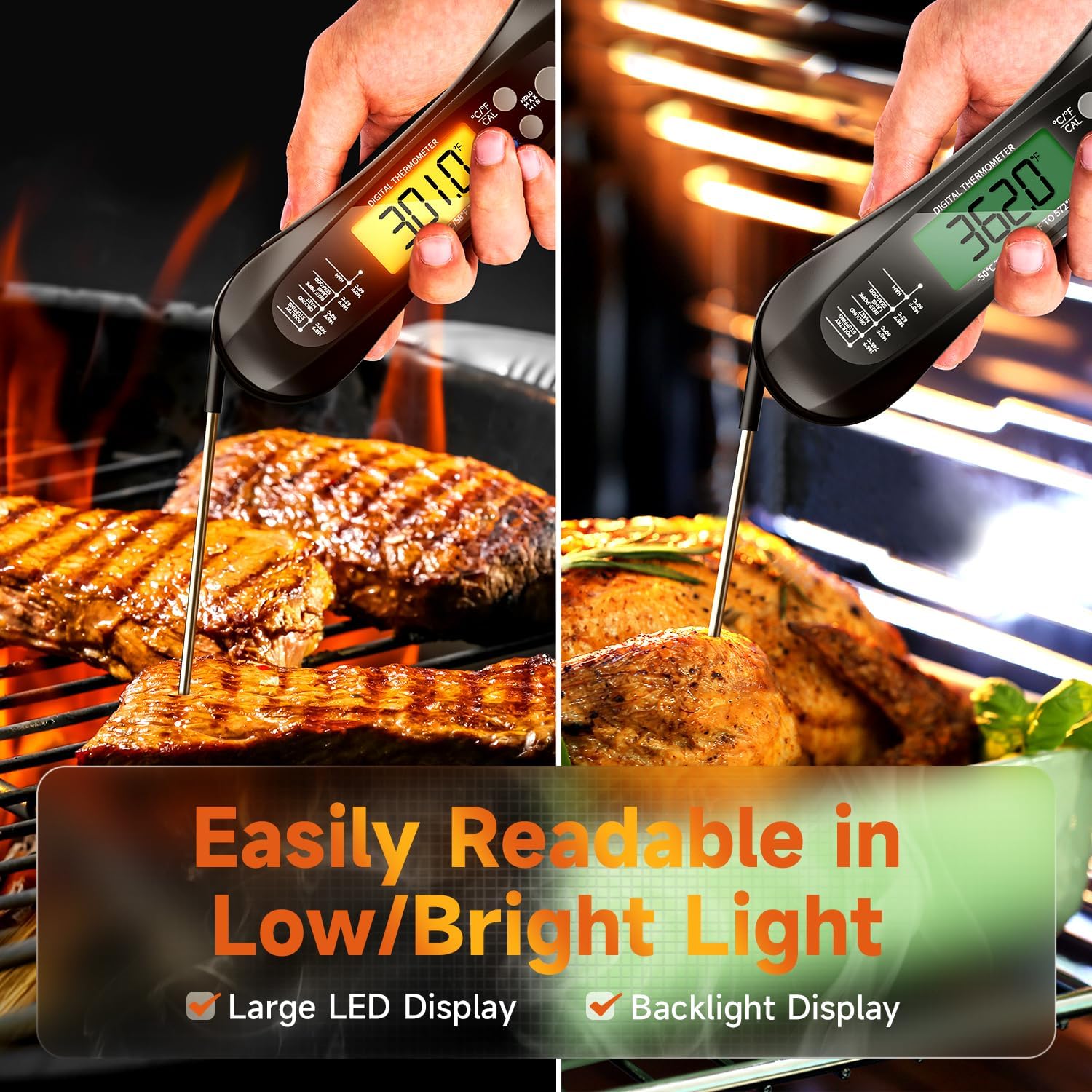 ميزان حرارة اللحوم الرقمي للقر - مراجعة Instant Read Thermometer وسعره