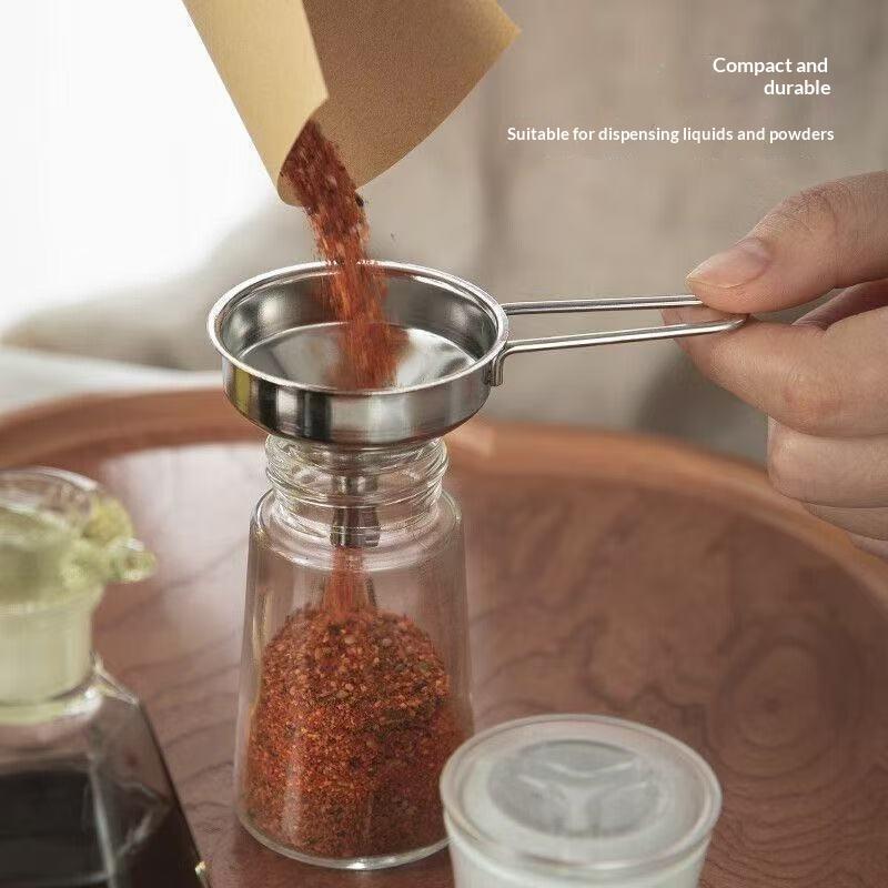 قمع معدني صغير من الفولاذ المق - مراجعة Kitchen Gadgets For Small Kitchens وسعره