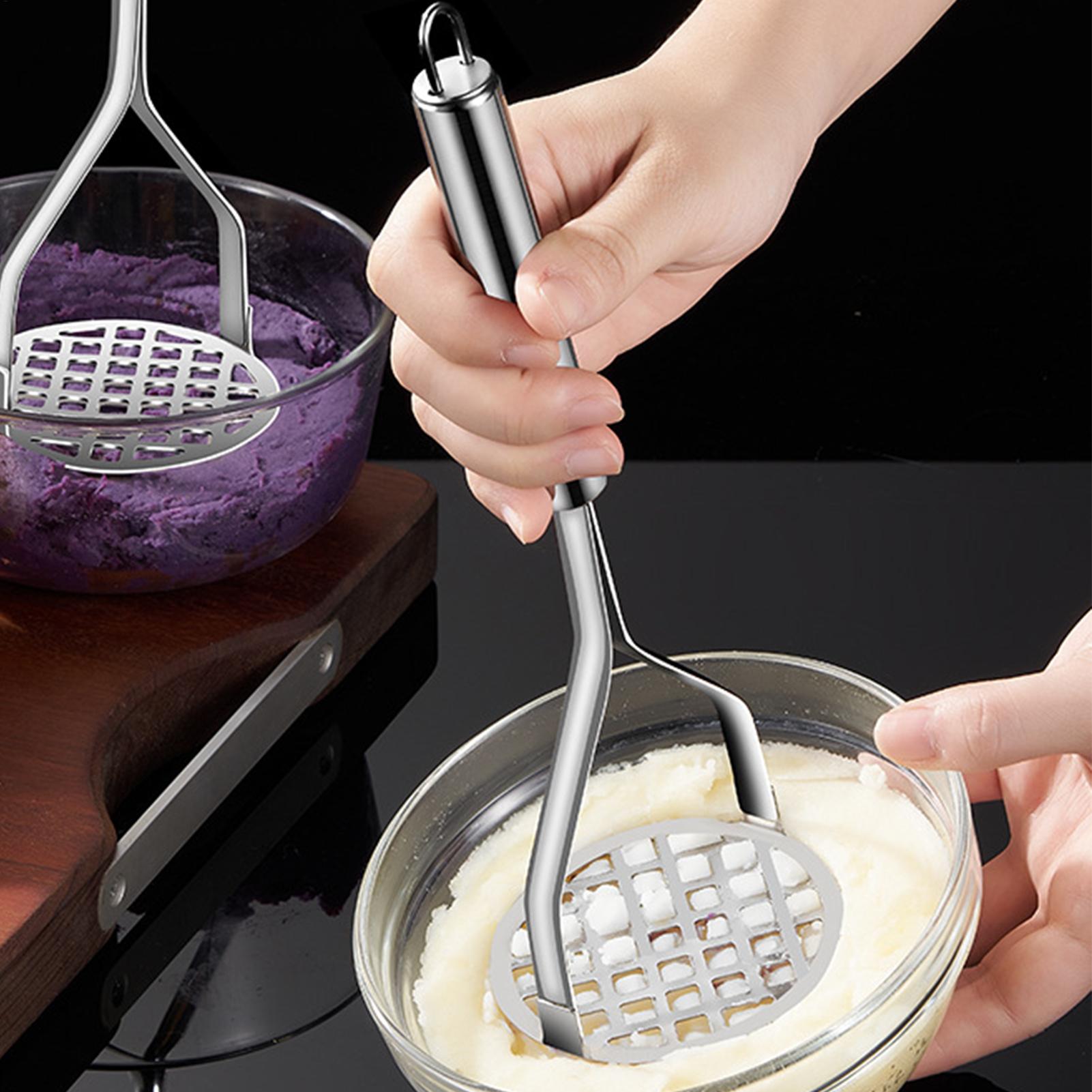 مكبس بطاطس يدوي من الفولاذ الم - مراجعة Kitchen Gadgets For Men وسعره