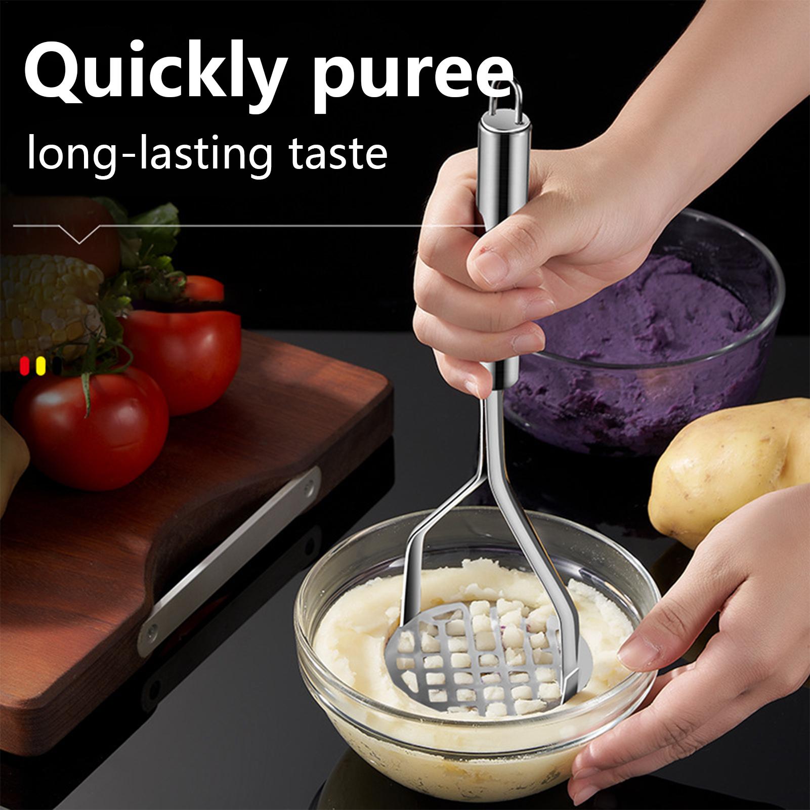 مكبس بطاطس يدوي من الفولاذ الم - مراجعة Kitchen Gadgets For Men وسعره
