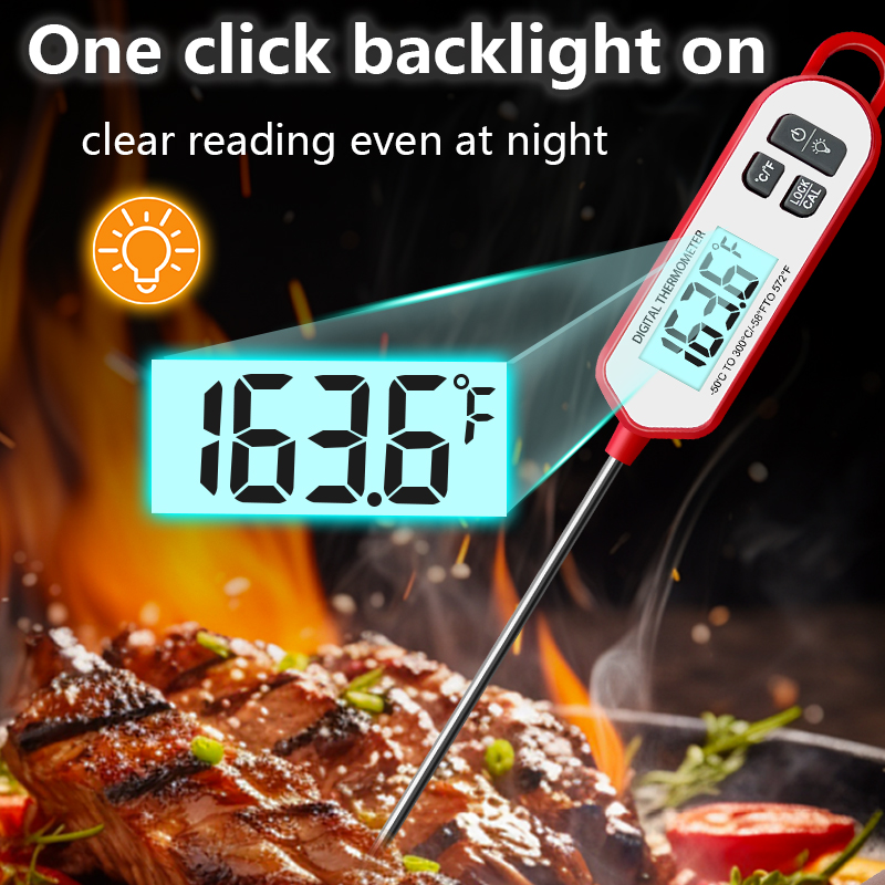 ميزان حرارة اللحوم الرقمي، شاش - مراجعة Instant Read Thermometer وسعره