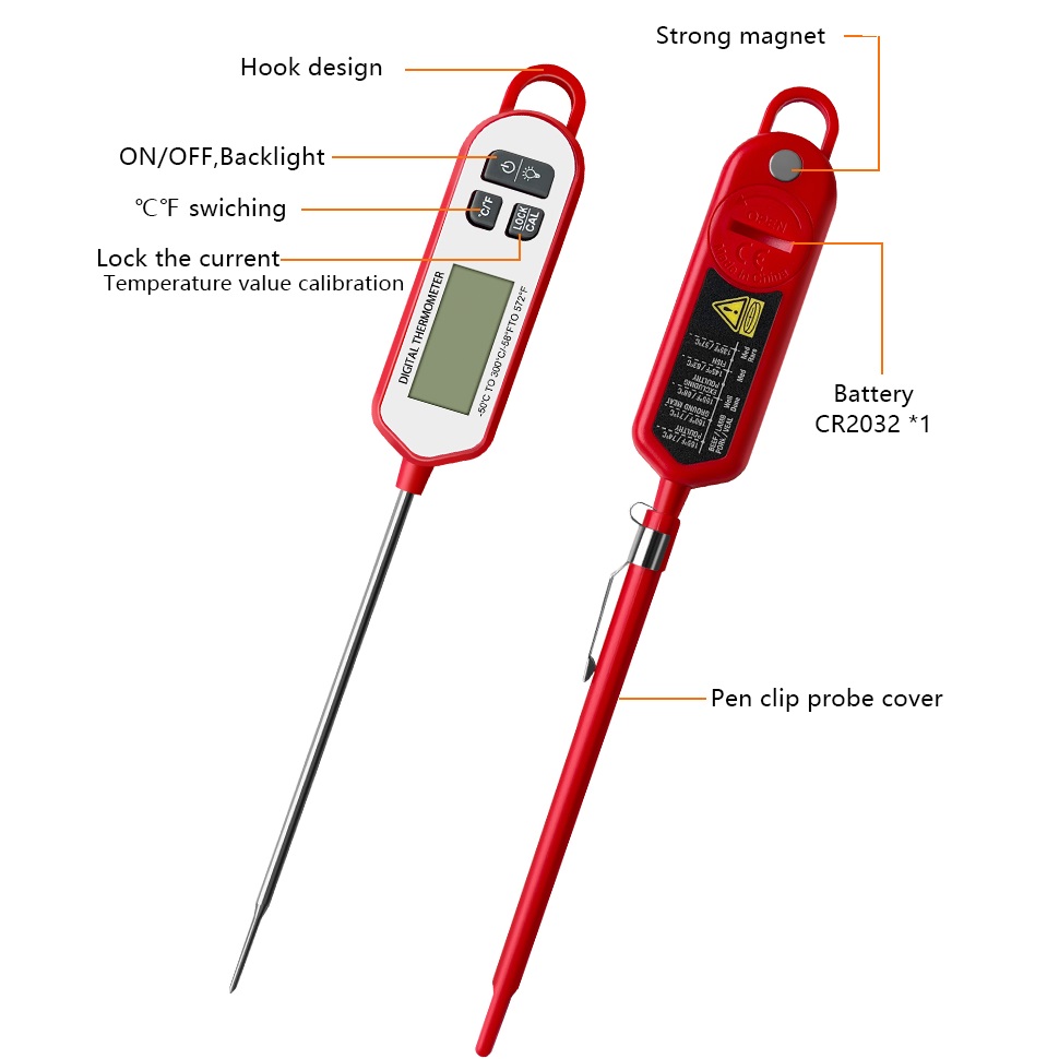 ميزان حرارة اللحوم الرقمي، شاش - مراجعة Instant Read Thermometer وسعره