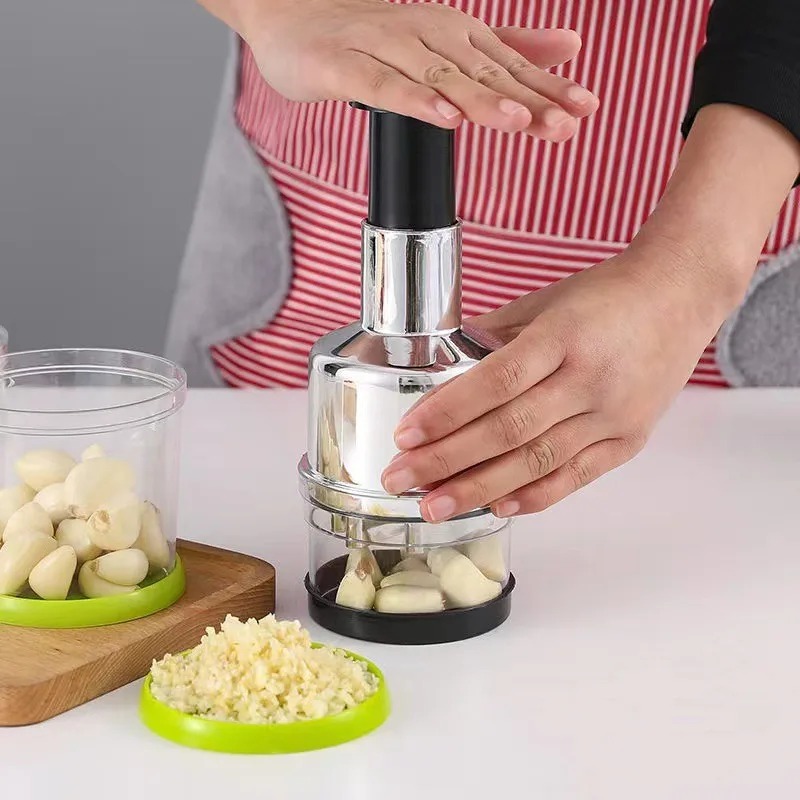 مفرمة ثوم وبصل يدوية متعددة ال - مراجعة Kitchen Gadgets Vegetable Chopper وسعره