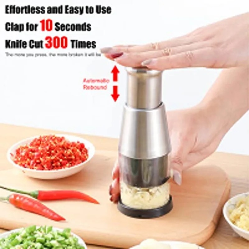 مفرمة ثوم وبصل يدوية متعددة ال - مراجعة Kitchen Gadgets Vegetable Chopper وسعره