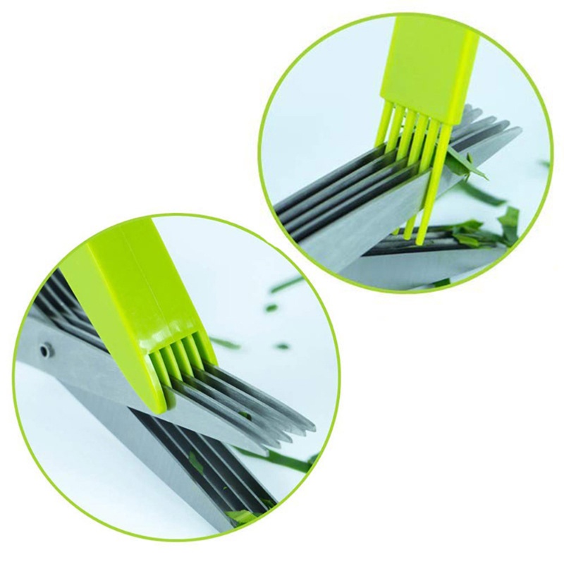 مقص عشبي مع 5 شفرات أدوات المط - مراجعة Herb Scissors 5 Blade وسعره
