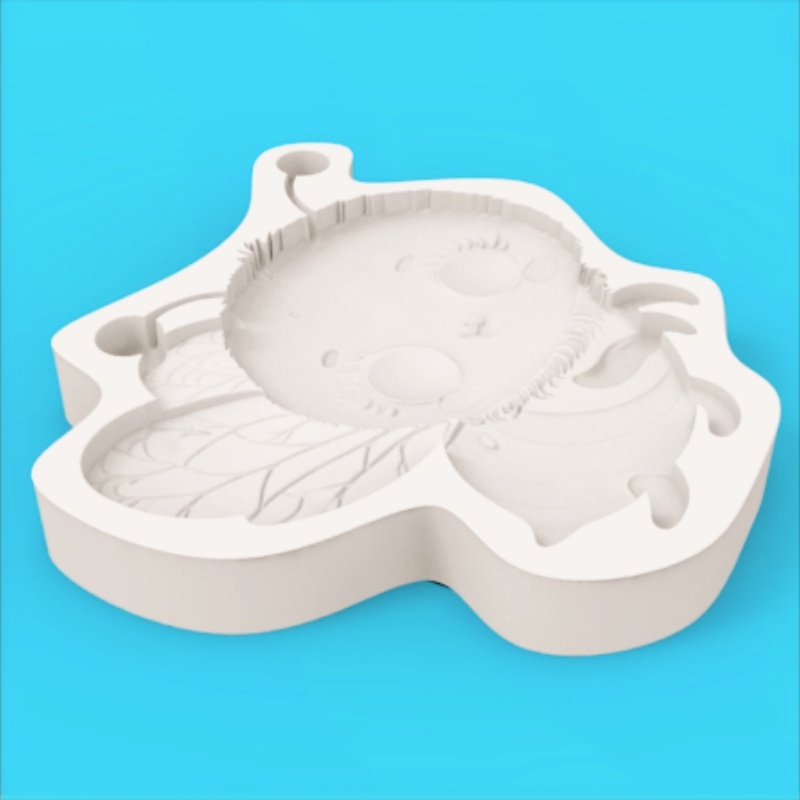 قالب سيليكون على شكل نحلة صغير - مراجعة Silicone Mold Baking وسعره
