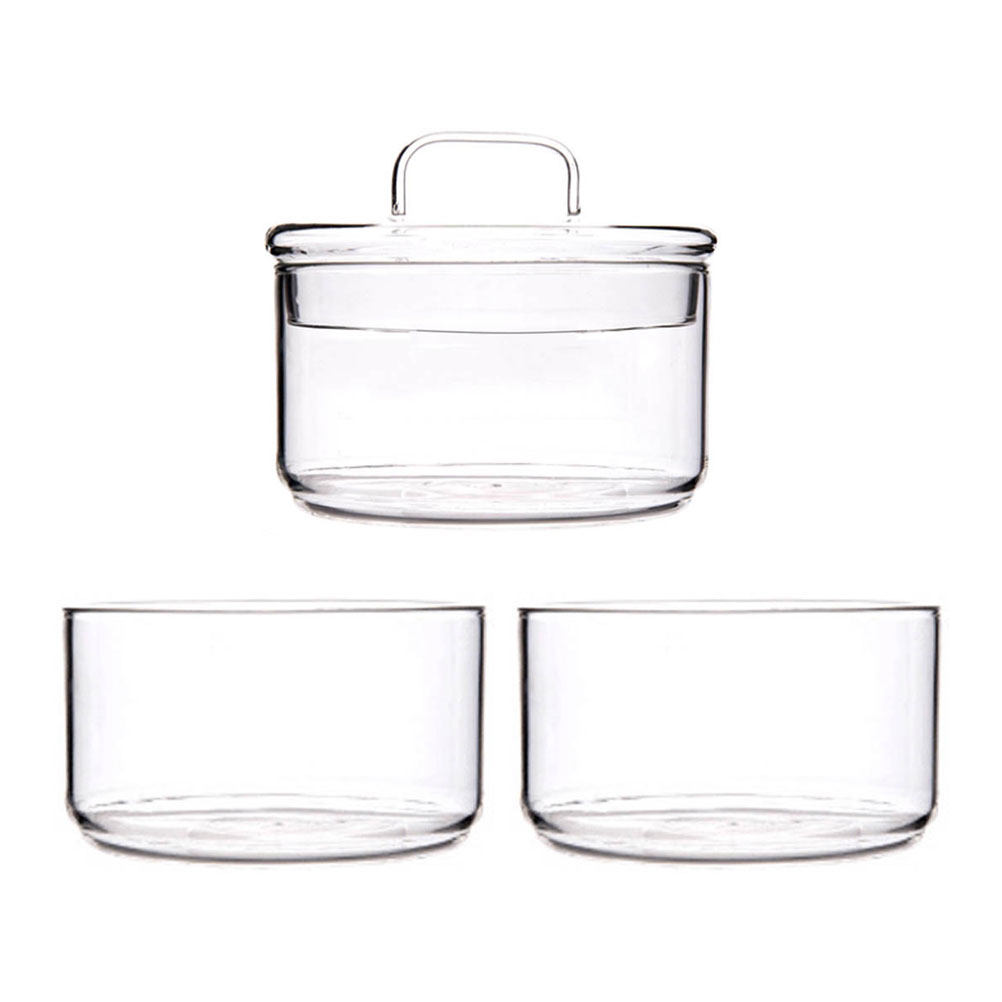 طقم وعاء تخزين زجاجي شفاف للسل - مراجعة Food Storage Containers وسعره