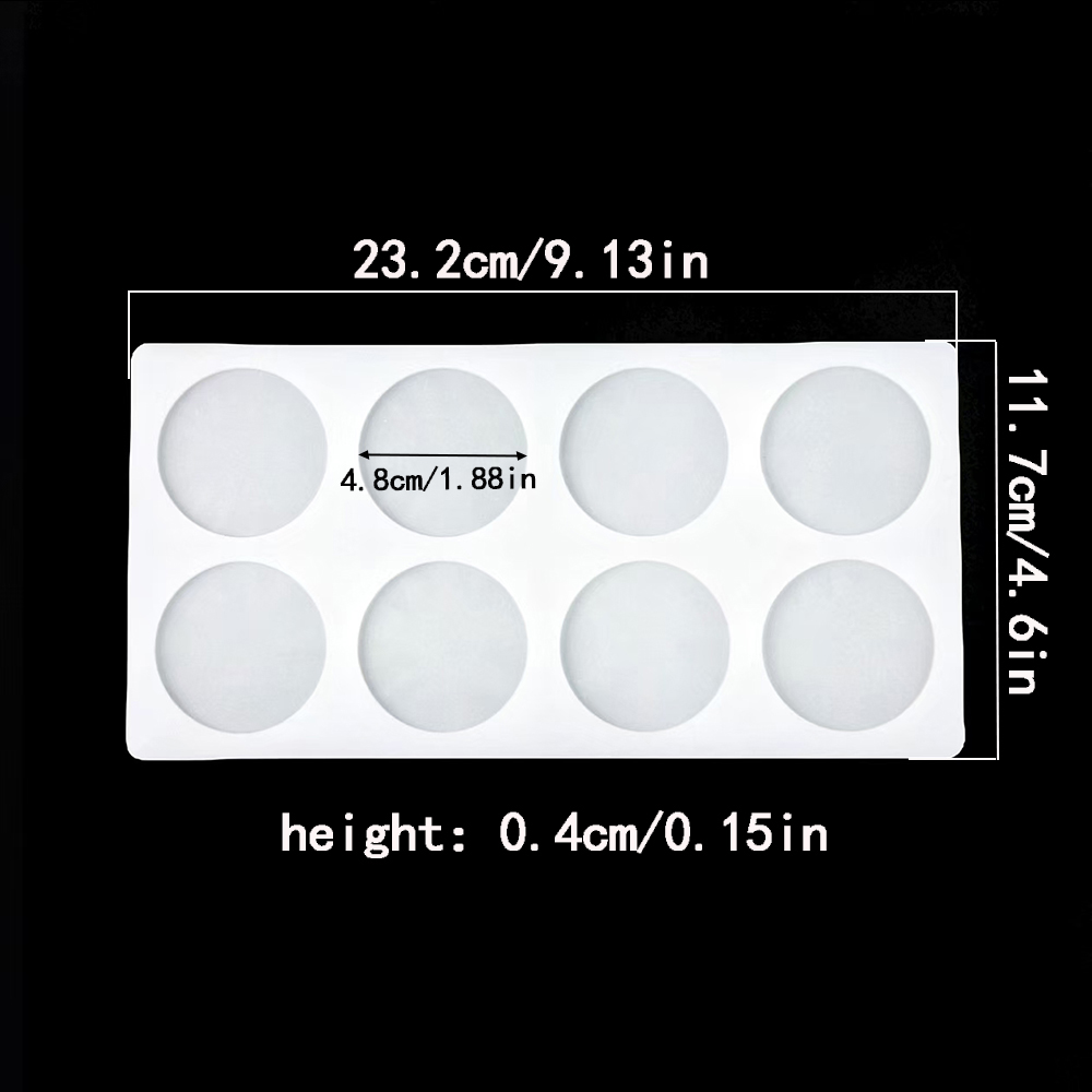 قالب سيليكون أسطواني ذو 8 تجوي - مراجعة Silicone Mold Baking وسعره