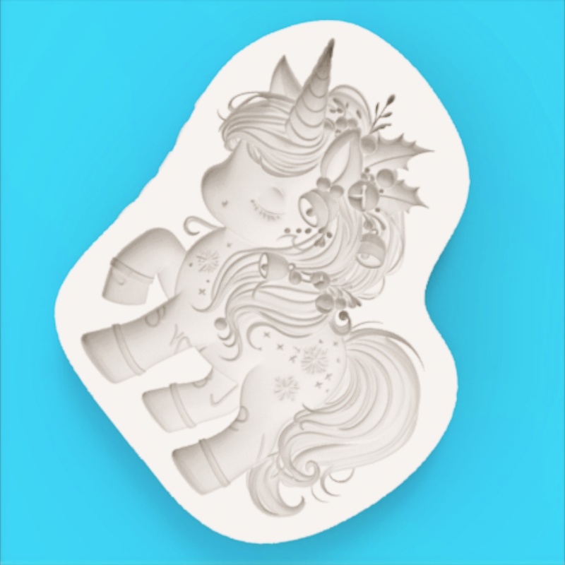 قالب سيليكون على شكل يونيكورن  - مراجعة Silicone Mold Baking وسعره