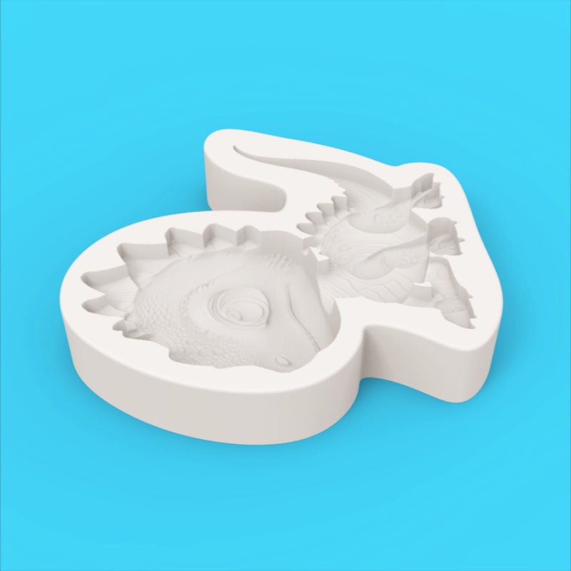 قالب خبز سيليكون على شكل ديناص - مراجعة Silicone Mold Baking وسعره