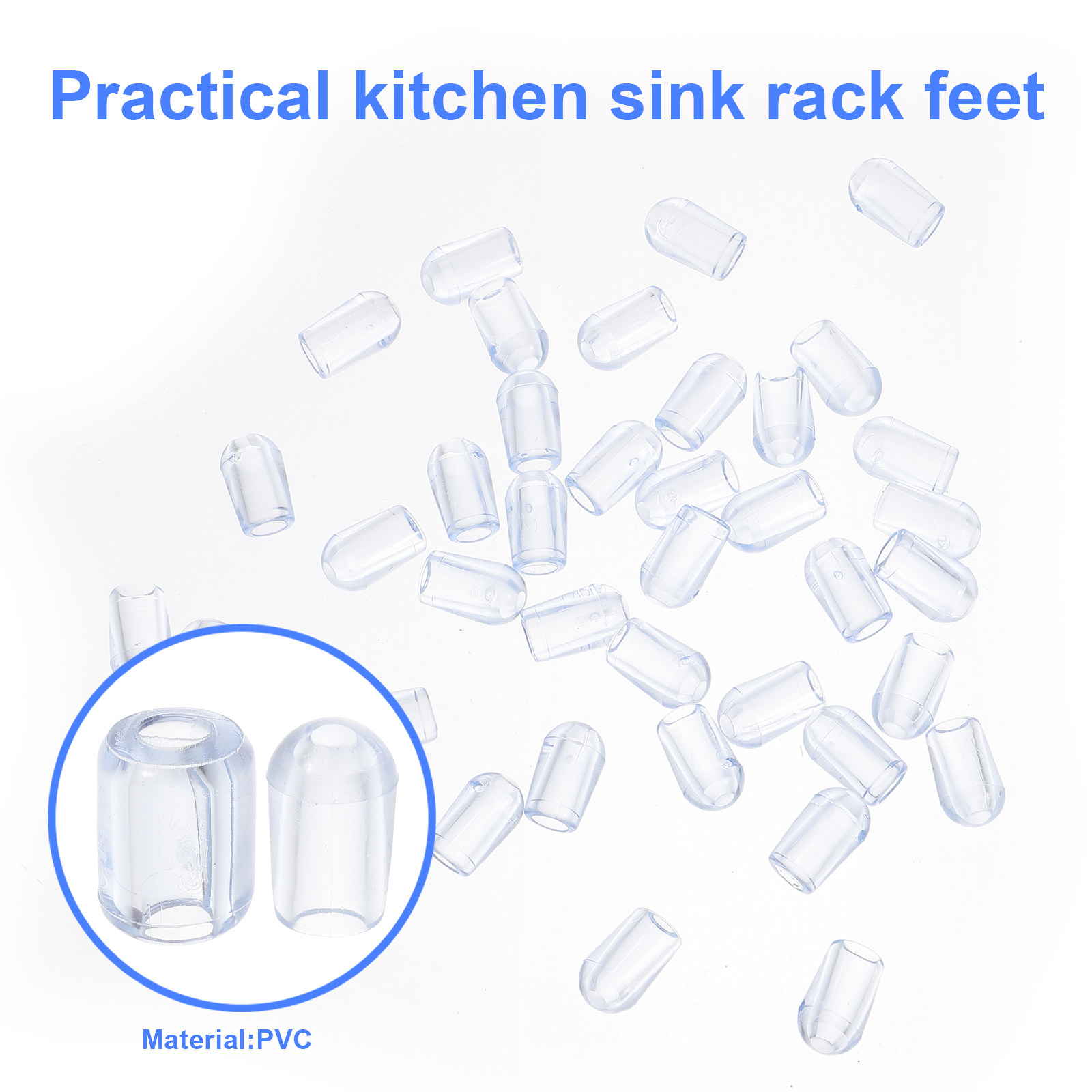 80 قطعة من أقدام شبكة حوض المط - مراجعة Kitchen Gadgets Wholesale وسعره