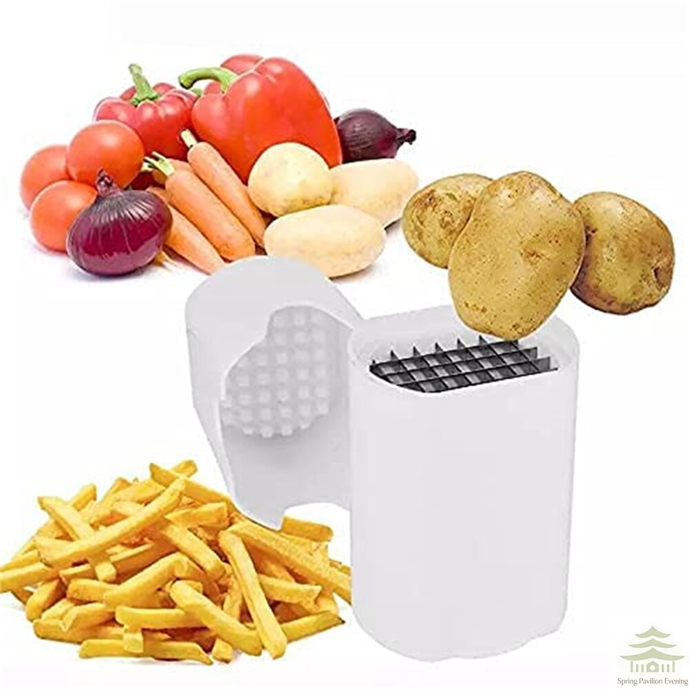 قطعة واحدة قطاعة بطاطس مقلية و - مراجعة Kitchen Gadgets Vegetable Chopper وسعره