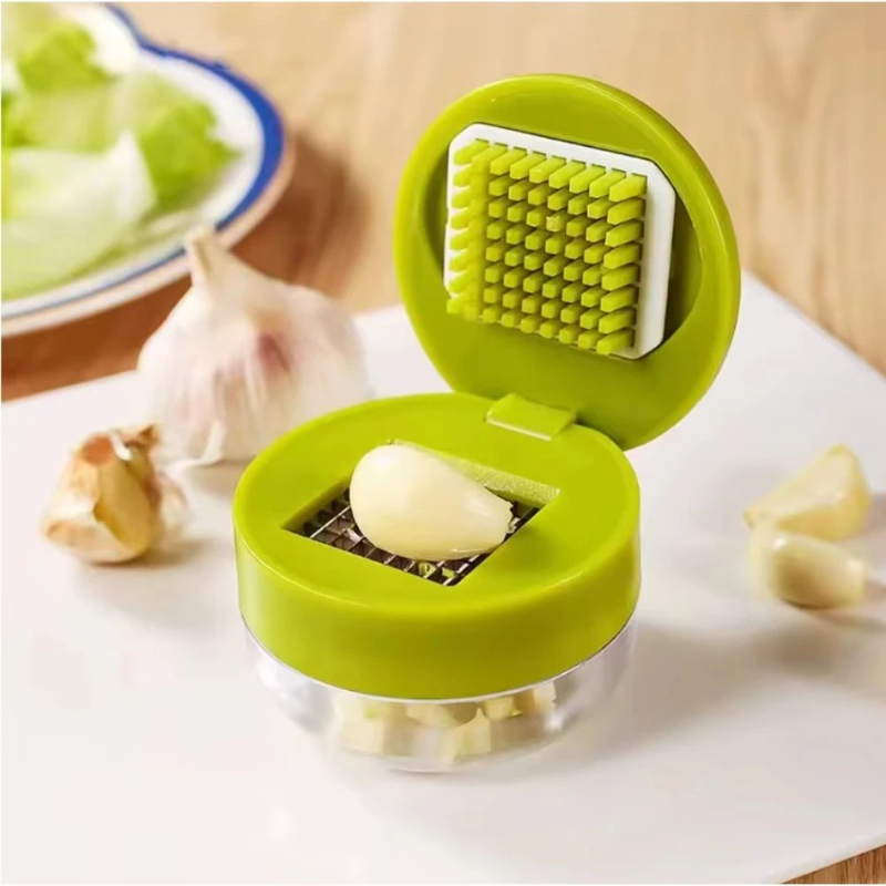 مفرمة ثوم يدوية مع صندوق تخزين - مراجعة Kitchen Gadgets Vegetable Chopper وسعره
