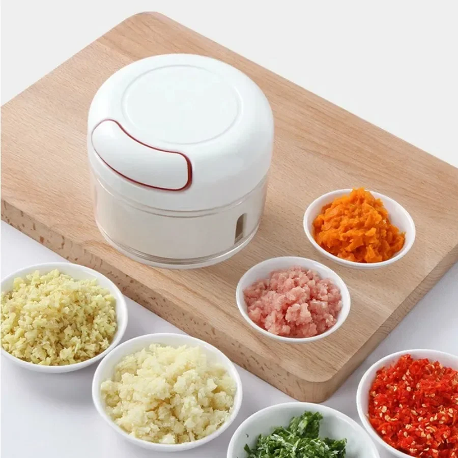كسارة الثوم البلاستيكية الصحاف - مراجعة Kitchen Gadgets Vegetable Chopper وسعره