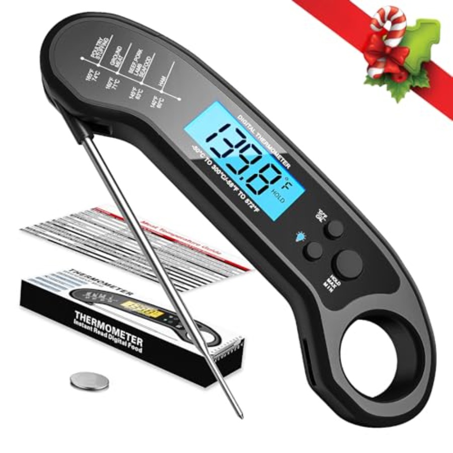 ميزان حرارة رقمي للحوم سريع ال - مراجعة Instant Read Thermometer وسعره