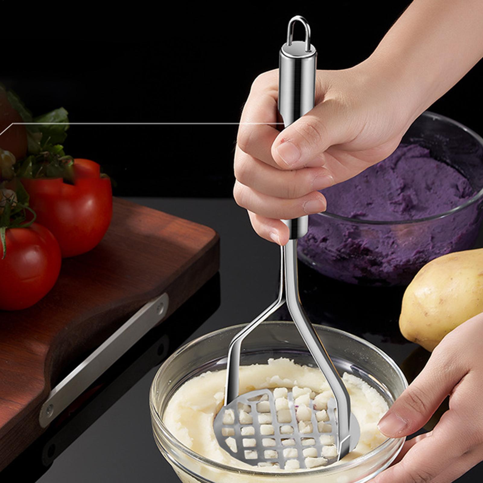 مكبس بطاطس يدوي من الفولاذ الم - مراجعة Kitchen Gadgets For Men وسعره
