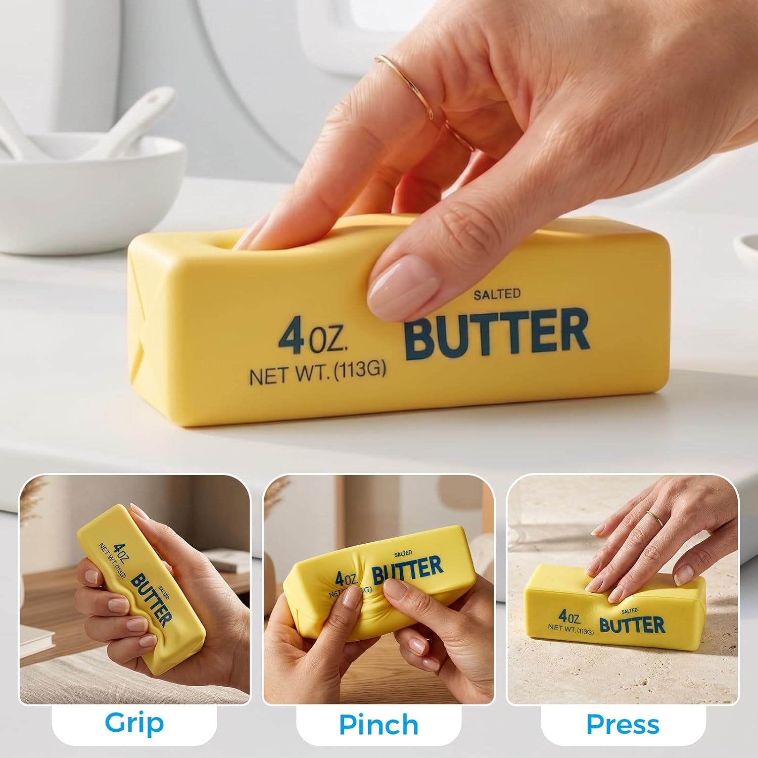 عصا زبدة جديدة ناعمة بطيئة الا - مراجعة Quirky Kitchen Gadgets وسعره