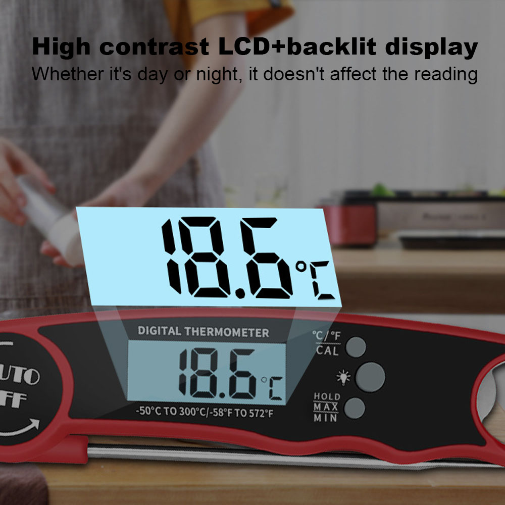 ميزان حرارة رقمي للحوم – ميزان - مراجعة Instant Read Thermometer وسعره