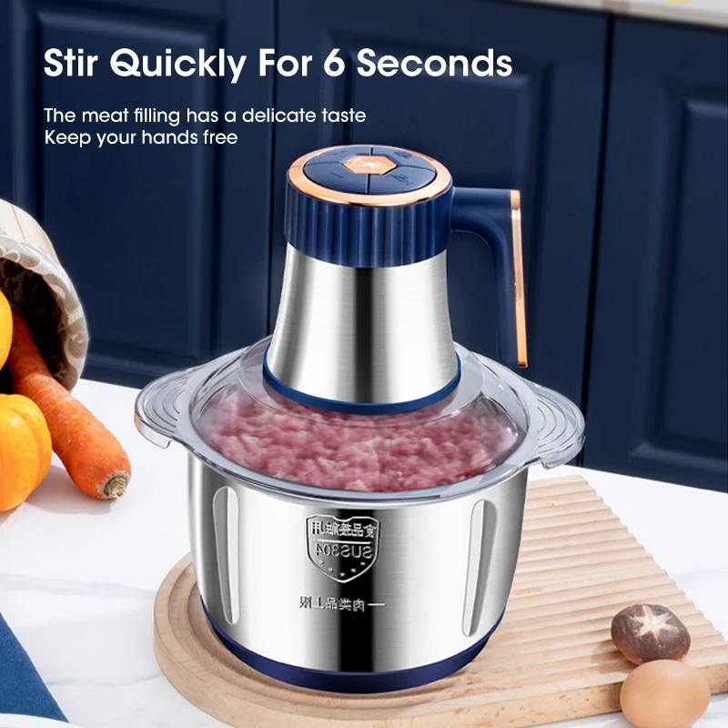 مفرمة لحم كهربائية منزلية سعة  - مراجعة Kitchen Gadgets Vegetable Chopper وسعره