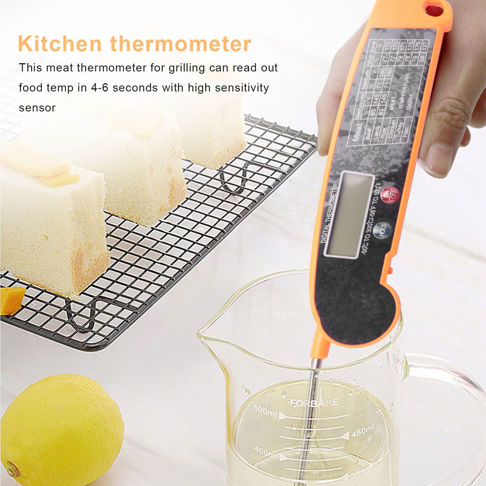 ميزان حرارة رقمي للحوم مع مسبا - مراجعة Instant Read Thermometer وسعره