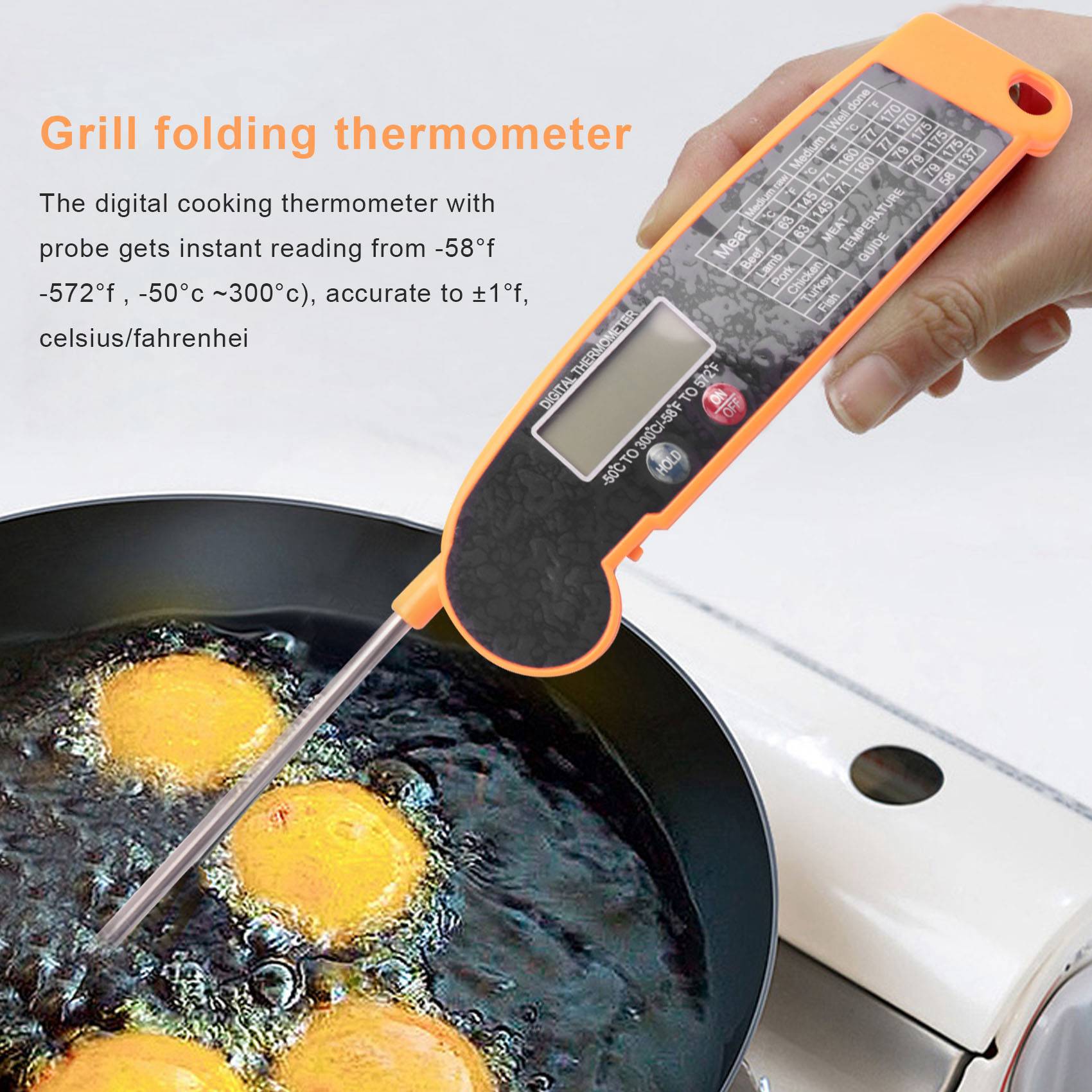 ميزان حرارة رقمي للحوم مع مسبا - مراجعة Instant Read Thermometer وسعره