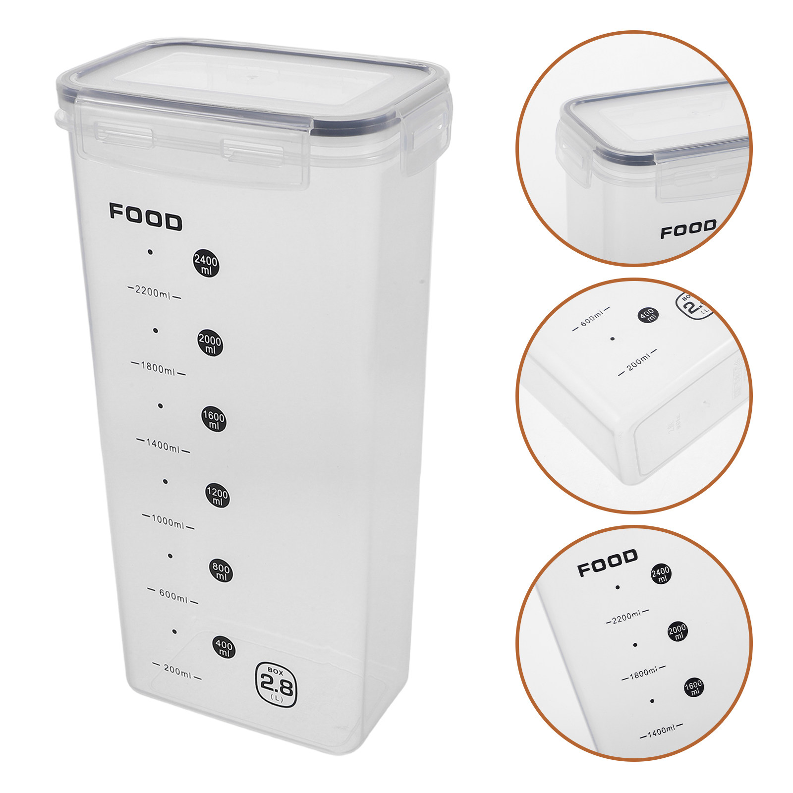 حاويتان شفافتان لتخزين الحبوب  - مراجعة Food Storage Containers وسعره